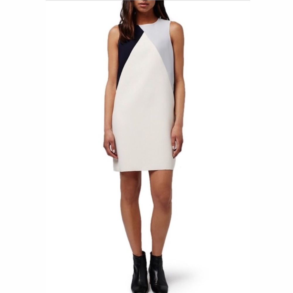Colorblock A-Line dress from topshop